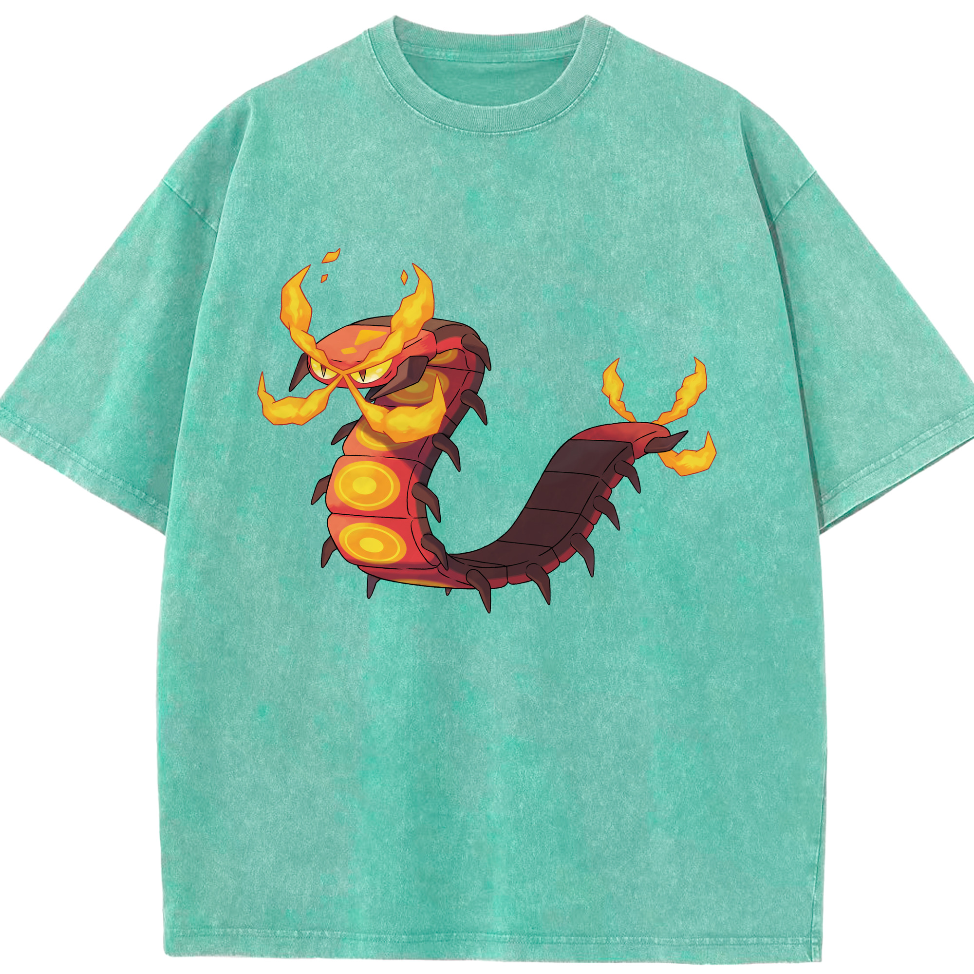 （画像用） ポケットモンスター Pokémon 綿100% ヴィンテージ風 半袖Tシャツ（フロントプリント）